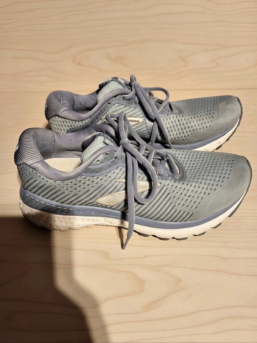 Brooks Adrenaline GTS Gray Athletic Shoes Size 8